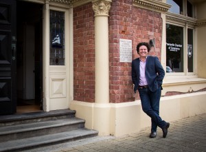 Josh Byrne outside his office at Fremantle Chamber of Commerce